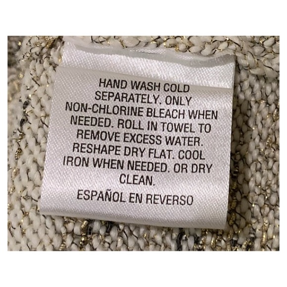 Charter Club Blazer Lovely Metallic-Trim Knit Blazer Soft Lightweight Size M - Picture 3 of 9